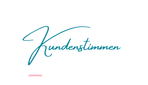 Kundenstimmen Schriftzug